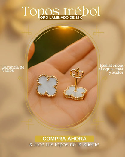 TOPOS TREBOL 18K